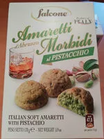 Mängden socker i Amaretti d'Abruzzo morbidi al pistacchio