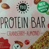 Mängden socker i Protein Bar Cranberry Almond