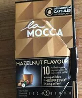 Mängden socker i Cafe hazelnut flavour