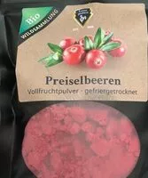 Mängden socker i Preiselbeeren