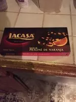 Mängden socker i Turron praline de naranja