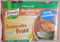 Mängden socker i Bouillon de poule