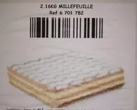 Mängden socker i Millefeuille