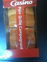 Mängden socker i Pain grillé campagnard