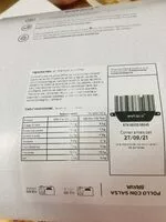 Mängden socker i Pollo salsa brava