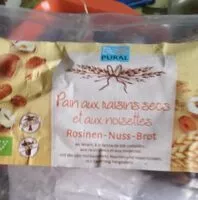 Mängden socker i Pain aux raisins secs et aux noisettes