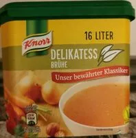 Mängden socker i Knorr Delikatess Brühe