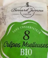 Mängden socker i Crêpes moelleuses bio