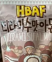 Mängden socker i 티라미수맛아몬드 Tiramisu Almond