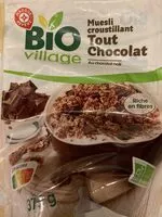 Mängden socker i Muesli croustillant tout chocolat
