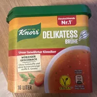 Mängden socker i Delikatesse Brühe