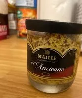 Mängden socker i Moutarde à l’ancienne