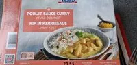 Mängden socker i Poulet sauce curry et riz basmati