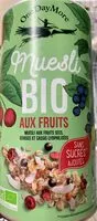 Mängden socker i Muesli bio aux fruits