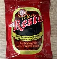 Mängden socker i Sauce soja aux champignons