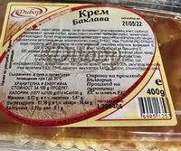 Mängden socker i Крем баклава