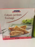 Mängden socker i Crêpes jambon fromage