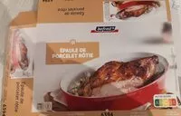 Mängden socker i Épaule de porcelet rôtie