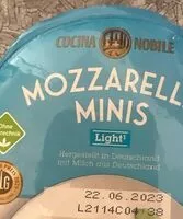 Mängden socker i Mozzarella minis
