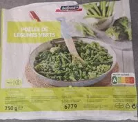 Mängden socker i Poêlée de légumes verts