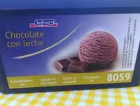 Mängden socker i Chocolate con leche helado bofrost