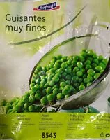 Mängden socker i Guisantes muy finos