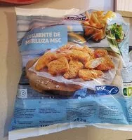 Mängden socker i Crujiente de merluza MSC