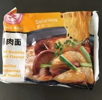 Mängden socker i Nouilles poulet