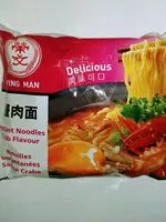 Mängden socker i Nouilles instantanées saveur crabe