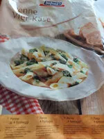 Mängden socker i Penne 4 Käse