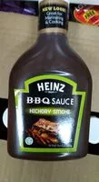 Mängden socker i Heinz BBQ sauce hickory smoke