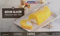 Mängden socker i Bûche glacée