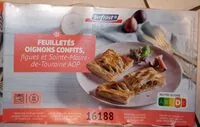 Mängden socker i Feuilletés oignons confits