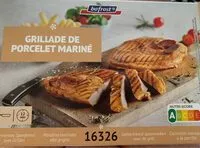 Mängden socker i Grillade de porcelet marine