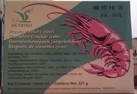 Mängden socker i Chips de crevette à frire