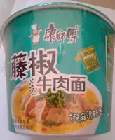 Mängden socker i 藤椒牛肉面