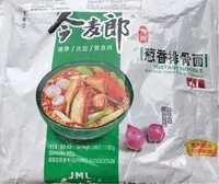 Mängden socker i Instant noodle Artificial stew pork flavour