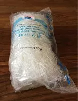 Mängden socker i Vermicelles asiatiques coupés (haricot mungo)