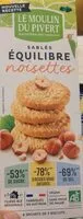 Mängden socker i Sablés équilibre noisettes