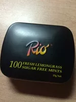 Mängden socker i Rio lemongrass flavored mints sugar free