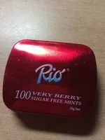 Mängden socker i Rio mixed berries flavored sugar free mints 