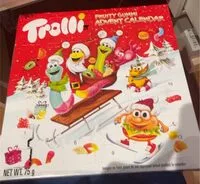 Mängden socker i Trolley, advent, calendar