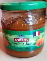 Mängden socker i Andros Apricot Jam