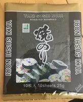 Mängden socker i Yaki sushi nori