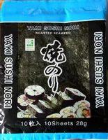 Mängden socker i Yaki Sushi Nori