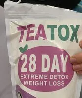 Mängden socker i Teatox. 28day