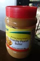 Mängden socker i Crunchy peanut butter