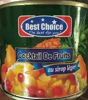 Mängden socker i Cocktail de fruits