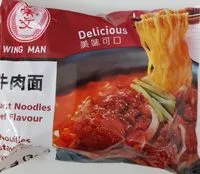 Mängden socker i Nouilles instantanées saveur boeuf