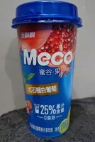 Mängden socker i Boisson au thé parfum raisin et grenade